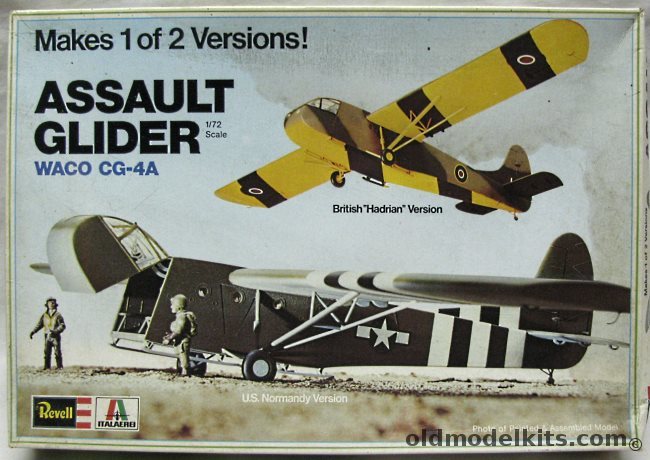 Revell 1/72 Waco CG-4A Assult Glider or Hadrian - USAAF Sicily 1944 / USAAF Normandie 1944 / RAF Training Glider 1950, H2012 plastic model kit